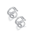 CHIC & ARTSY 925 Sterling Silver Ear Cuffs for Women, Non Piercing Clip On Cartilage Cuffs, Adjustable Fake Conch & Helix Earrings, Gold Plated & Oxidized Various Styles - color: ear cuff #31