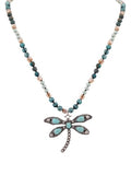 MINACHI Handmade Agate Pebble Pendant with Crystal Beads, Random Stone Shape, Vintage Women's Jewelry - style: Necklace NECK.013