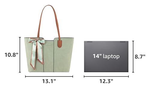 Montana West Tote Bags for Women Top Handle Satchel Purses - color: Pastel Green