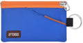 RFID Blocking Travel Wallet with Adjustable Lanyard, Small Nylon Zipper Pouch and Badge Holder for ID, Credit Cards, Cash, Keys, Commuters (Blue) - color: Blue