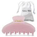 Luxury Pink Claw Clip for Women | Our Large 4 Inch Hair Clip Creates Beautiful Half Ups, Secure Updos & Chic Every Day Styles | Premium Acetate Claw with Secure Hold & Snag Free Teeth for Easy Styling - color: Pink