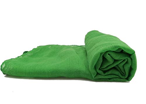 woogwin Women's Cotton Scarves Lady Light Soft Fashion Solid Scarf Wrap Shawl - color: Green2