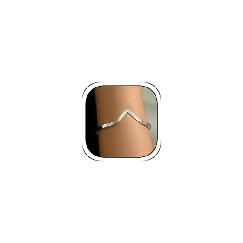 Long tiantian Gold Arm Cuff Upper for Women Bangle Bracelets Upper Arm Cuff Bracelet Trendy Armband Beach Jewelry Trendy Stuff Gifts - color: B9:silver Arm Cuff