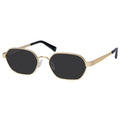 mosanana Trendy Retro Hexagon Sunglasses for Women Metal MS52593 - color: C1 Gold/Grey