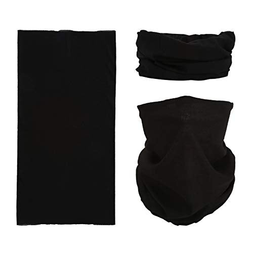 4 Headband Bandana Balaclava Half Face Mask Shield Head Hair Scarf Neck Gaiter Hat Multipurpose For WoMen Men Breathable Reusable Washable Black Grey Blue Army Green - color: 4x Black Blue Gray Army-green Face Mask