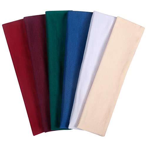 TERSE Headbands for Women Non Slip, Elastic Sweat Hairbands Soft Fabric Hair Bands for Women's Hair, Workout Yoga Running Sport Thin Hair Wrap for Girls - color: Headbands Color-B