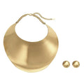 Gold Necklaces for Women Chunky Gold Silver Choker Necklace Statement Egyptian Jewelry for Women Men Gold Costume Jewelry Sets Accessories Gift - color: Chunky Gold Choker