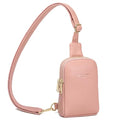 INICAT Women's Small Sling Bag, Lightweight Everyday Vegan Leather Crossbody Purse for Daily Essentials and Travel Light - color: Pink, size: Small