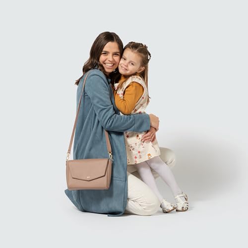 Freshly Picked Classic Crossbody Bag for Women - Stylish Handbag and Crossbody Purse Made with Premium Vegan Leather - color: Fig