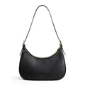 Missnine Purses for Women, Shoulder Bag Small Handbags Vegan Leather Underarm Bags Trendy Hobo Cute Clutch Purse - color: 1-black【adjustable Strap】