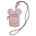 BUUFAN Chic Cute Travel PU Leather Student ID Card Holder Lanyard Neck Pouch Bag With Coin Wallet Purse for Students Women Kids Teens Girls (Pink) - color: Pink
