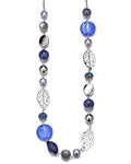 PEARL&CLUB Long Beaded Necklaces For Women - Sweater Chain Fashion Jewelry Necklace Gifts For Women - color: 24-Blue