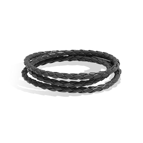 Long tiantian Boho Bracelets for Women Western Jewelry for Women Leather Wrap Bracelets Stackable Bangle Western Outfit for Women - color: bracelets for men(grey)