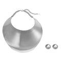Gold Necklaces for Women Chunky Gold Silver Choker Necklace Statement Egyptian Jewelry for Women Men Gold Costume Jewelry Sets Accessories Gift - color: Chunky Silver Choker