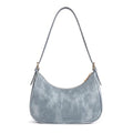 Missnine Purses for Women, Shoulder Bag Small Handbags Vegan Leather Underarm Bags Trendy Hobo Cute Clutch Purse - color: 1-blue【adjustable Strap】