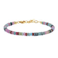 COAI Colorful Gemstone Necklace for Women, Vacation Jewelry Beaded Summer Necklace for Women - style: Beads Bracelet