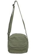 Small Crossbody Bag Cute Purse Mini Canvas Crossbody Purse Phone bag - color: Green
