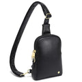 INICAT Women's Small Sling Bag, Lightweight Everyday Vegan Leather Crossbody Purse for Daily Essentials and Travel Light - color: Black Deepe, size: Small