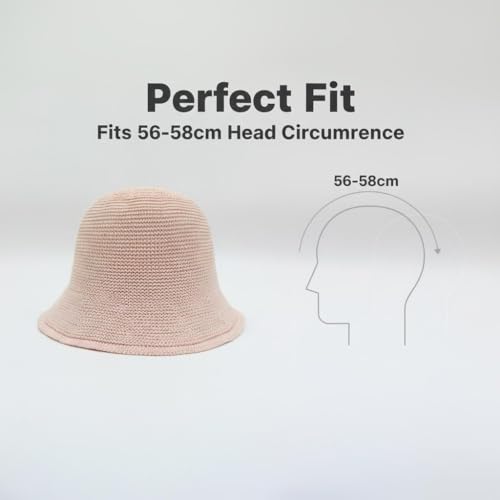 Women Straw Hat Beach Sun Cap Foldable Paper Knitted for Travel Summer Vacation Soft Lightweight Breathable - color: Pink