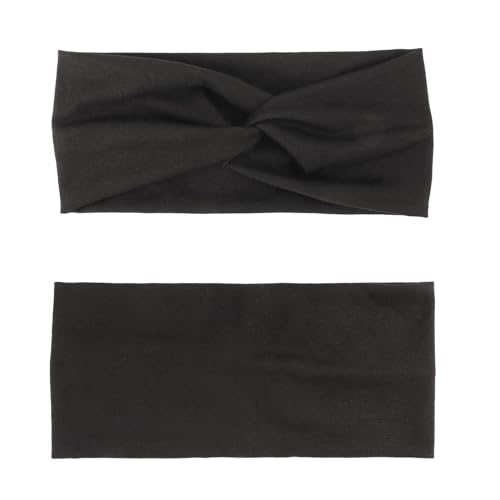 AQOKKA Elastic Knotted Headbands for Women Criss Cross Head Bands for Women's Hair Non Slip Boho Wrap Twisted Hair Accessories - color: 16 Pack: Solid C