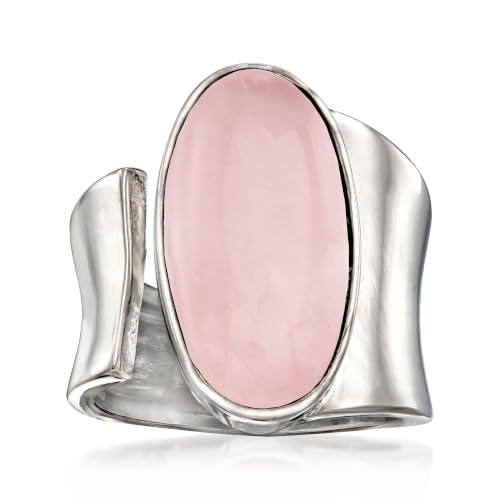 Ross-Simons Wrap Ring in Sterling Silver - color: pink, size: Size 7
