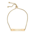 Today’s Manna 18K Gold Bracelet for Women – Waterproof, Dainty Minimalist Gold Bracelet, Christian Faith Jewelry Gift, Engraved Adjustable Chain Bracelet, Made in USA