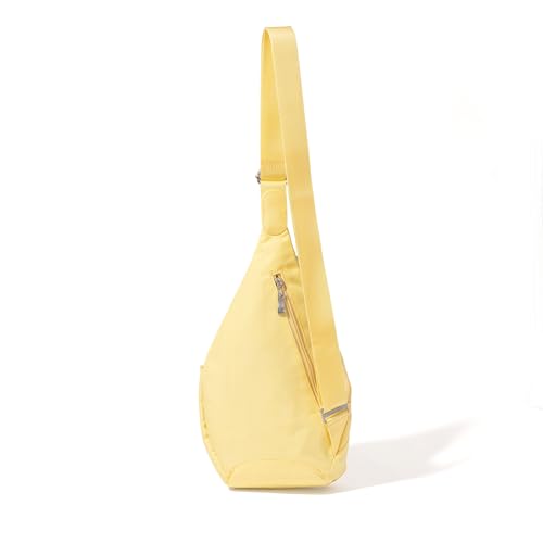 Baggallini Mini Sling - 12x7 Sling Crossbody Bag Backpack with Adjustable Shoulder Strap - color: Butter Yellow