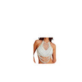Sexy Pearl Top Backless Vest,Multi-Layered Summer Beach Beaded Harness Bra Chain Festival Rave Pearl Tassel Bralette Body Jewelry for Women