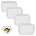 4 Pieces Pill Organizer Reusable Pocket Pill Case Portable Open Pill Pouch Silicone Small Pill Box Pill Container Pill Holder Pill Bags Organizing Medication, Vitamins, and Tablets for Travel (White) - size: Pack of 4