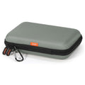 Gray-Green Hard Shell Carrying Case for External Hard Drive, Hard Disk, Power Bank, Charger, Cable, Cell Phone, Electronic Accessories - Larger Capacity Storage Pouch Shockproof Travel Case Bag - color: Gray-Green