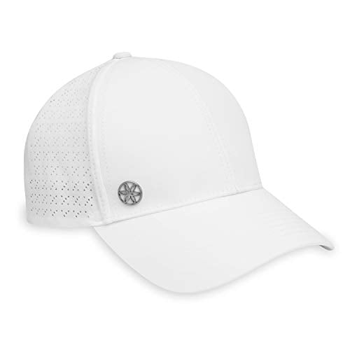 Gaiam Women's Hat-Breathable Ball Cap, Pre-Shaped Bill, Adjustable Size for Running - color: White, style: Hat - Cruiser Breathable Nova