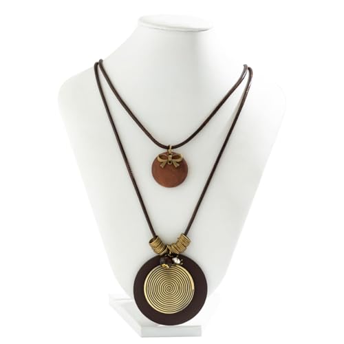 Boho Outfits for Women Boho Necklaces Country Concert Outfits Nashville Western Jewelry Choker Necklaces Long Leather Necklace Western Dress Jewelry Country Cowgirl Accessories Gifts - color: K9-Black
