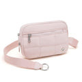 WESTBRONCO Small Crossbody Bags for Women Nylon with Adjustable Strap, Zipper Crossbody Purse, 1L Shoulder Bag for Travel - color: Pink-new