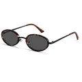 boten Retro Oval Sunglasses for Women 90s Small Gold Frame Sun Glasses Lightweight Cute Chic Sunnies - color: Tortoise Frame-grey Lens Lens