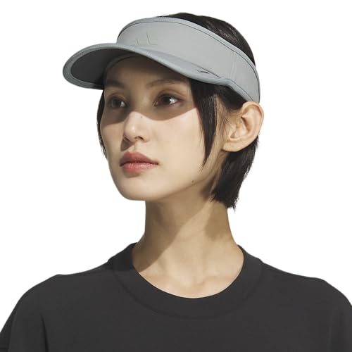 adidas Women's Superlite Visor – Lightweight Moisture-Wicking Running Tennis Hat - color: Wonder Sage Green/3