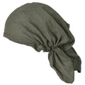 CHARM Pirate Bandana Head Scarf - Balding Hair Cap Headwrap Hat Chemo - color: Khaki