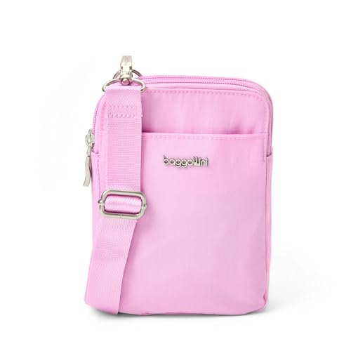 Baggallini Women's Modern Take Two Rfid Crossbody - color: Hibiscus Pink