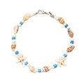XAM 4pcs Bohemian Beach Charm Bracelet Set - Starfish & Shell Summer Jewelry for Vacation - color: D