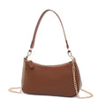 Shoulder Bag for Women with 2 Removable Straps and Zipper Closure Crossbody Bags Clutch Tote HandBags Purses | with 2 Removable Straps - color: Brown