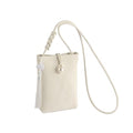 Women Mini Crossbody Bags Small Shoulder Bags CellPhone Purse Tassels Wallet Purse for Women - color: Creamy White
