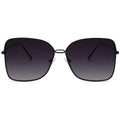SOJOS Trendy Square Oversized Sunglasses Womens Mens UV400 Big Large Designer Shades SJ1082 - color: Black/Gradient Grey