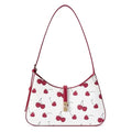 CLUCI Shoulder Bag for Women, Cherry Purses for Women, Cherries Handbag Hobo Bags Vegan Leather Crossbody Purse with Adjustable Strap - color: B-cherry-small