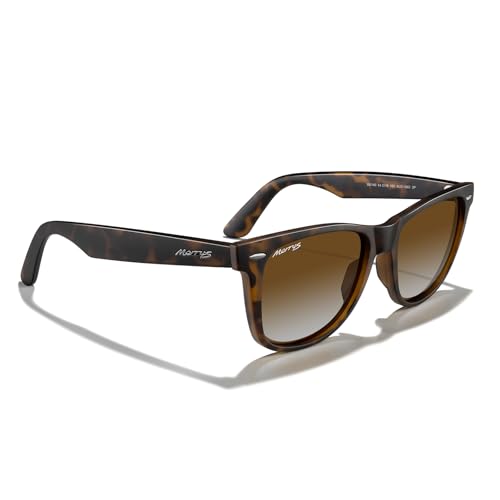 MERRY'S Classic Square Shape Polarized Sunglasses for Womens Mens Retro Designer UV400 Sun Glasses S6140 - color: Matte Leopard Frame/Brown Gradient Lens