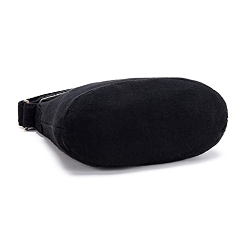 OPQRSTU Women's Retro Small Size Canvas Shoulder Bag Hippie Boho Crossbody Handbag - color: Black#2