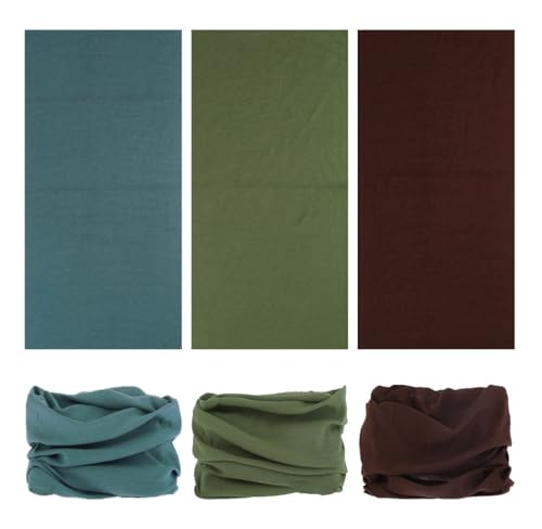 Head Wrap Headwear Headband Bandana Face Mask magic scarf for men & women - color: 12pcs. Solid Color 1