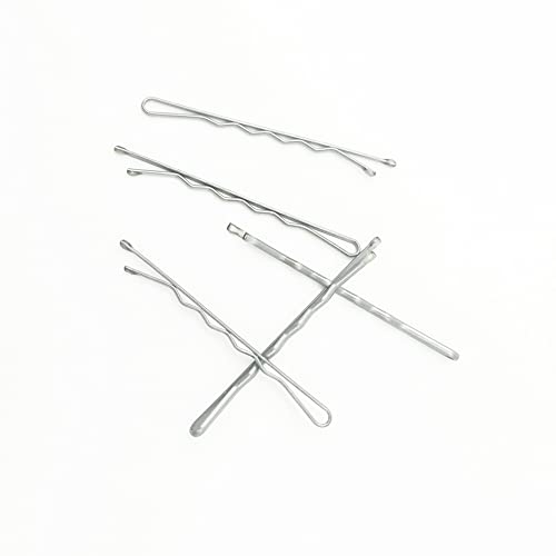 YINGFENG 220PCS 2.76 Inch Silver Bobby Pins for Women, Large Bobby Pins with Box, Reusable Non Slip Hair Pins, Great for Thick Hair - color: Silver（2.76inch）