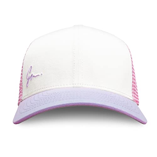 Grace Folly Beach Trucker Hats for Women- Snapback Baseball Cap for Summer - color: Classic Pink & Lilac