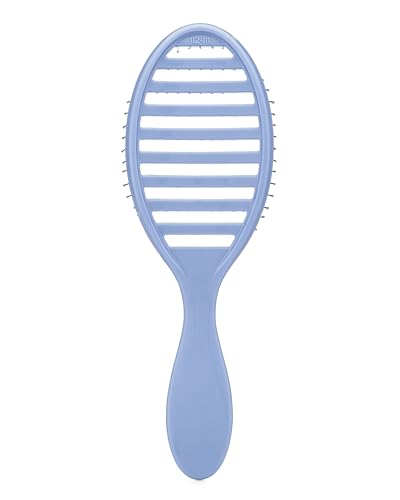 Wet Brush Speed Dry Hair Brush - Sky Blue - Vented Design and Ultra Soft HeatFlex Bristles Are Blow Dry Safe With Ergonomic Handle Manages Tangle and Uncontrollable Hair - Pain-Free - color: Sky, size: 1 Count (Pack of 1)