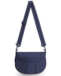 BAGSMART Crossbody Bags for Women Travel Purse, Puffer Bum Bag Handbag Wallets, Crossbody Fanny Packs for Travel & Work - color: Navy Blue