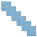 Motique Accessories Solid Color Bandana - Set of 6 Bandannas - color: Light Blue